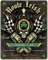 Vintage-Retro Route Irish Metal-Tin Sign