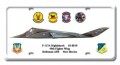 Vintage-Retro F-117A Nighthawk License Plate