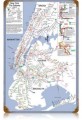 Vintage-Retro New York Subway Metal-Tin Sign
