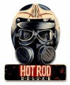 Vintage Hot Rod Deluxe 12 x 15 inches Tin Sign
