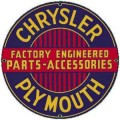 Chrysler-Plymouth Porcelain Sign