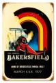Vintage-Retro Bakersfield 19th Metal-Tin Sign