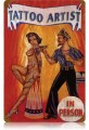Vintage-Retro Tattoo Artist Metal-Tin Sign LARGE