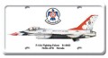Vintage-Retro F-16A Fighting Falcon License Plate