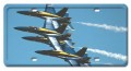 Vintage-Retro Blue Angels License Plate
