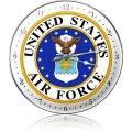 Vintage-Retro US Air Force Wall Clock