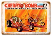 Vintage-Retro Cherry Bomb Metal-Tin Sign