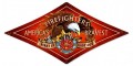 Vintage-Retro Fire Fighter Diamond Metal-Tin Sign
