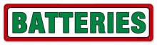 Retro Texaco Batteries Tin Sign 20 x 5  Inches