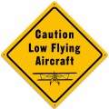 Vintage-Retro Low Flying Aircraft Metal-Tin Sign