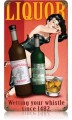 Vintage-Retro Liquor Metal-Tin Sign