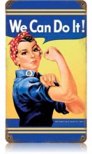 Vintage-Retro Rosie Metal-Tin Sign