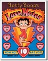 Retro Betty Boop Love Meter Tin Sign