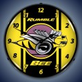 Vintage-Retro  Rumble Bee Lighted Wall Clock