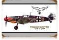 Vintage-Retro BF-109 Messerschmitt Metal-Tin Sign