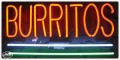 Neon Business Sign - Burritos