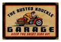 Retro Rider Tin Sign