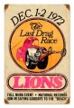 Vintage-Retro Lions Last Drag Metal-Tin Sign