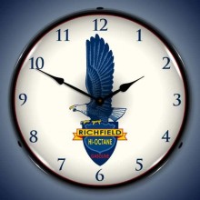 Vintage-Retro  Richfield Lighted Wall Clock