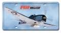 Vintage-Retro F6F HellCat License Plate