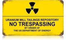 Vintage-Retro Ambrosia Nuclear Metal-Tin Sign