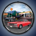 Vintage-Retro  1965 Chevelle Lighted Wall Clock