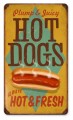 Vintage-Retro Hot Dogs Metal-Tin Sign 4