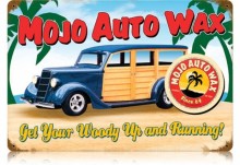Vintage-Retro Mojo Woody Metal-Tin Sign LARGE