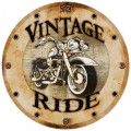Vintage-Retro Vintage-Retro Ride Wall Clock