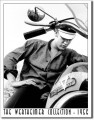 Retro Elvis - Wertheimer's Elvis On Bike Tin Sign