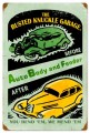 Vintage-Retro Auto Repair Metal-Tin Sign