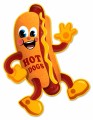 Vintage-Retro Hot Dog Tin-Metal Sign