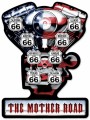 Vintage-Retro Mother Road V-Twin Metal-Tin Sign