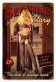 Vintage-Retro Bedtime Story Metal-Tin Sign