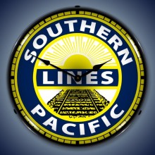 Vintage-Retro  Southern Pacific Lighted Wall Clock