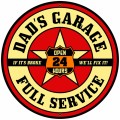 Vintage-Retro Dad's Garage Tin-Metal Sign LARGE
