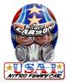 Vintage-Retro Bruce Larson USA Helmet Metal-Tin Sign