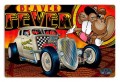 Vintage Rat Rod Beaver Fever 12 x 18 inches Tin Sign