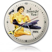 Vintage-Retro Beautiful View Wall Clock