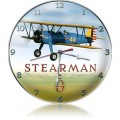Vintage-Retro Stearman Wall Clock