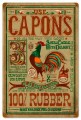 Retro Use Capons Tin Sign