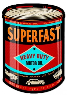 Vintage-Retro Oil Can Metal-Tin Sign