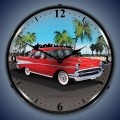 Vintage-Retro  1957 Chevy Lighted Wall Clock