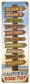 Vintage-Retro California Road Trip Metal-Tin Sign