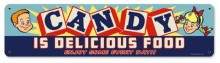Vintage-Retro Candy Metal-Tin Sign LARGE