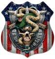 Vintage-Retro Special Forces Shield Metal-Tin Sign