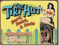Retro The Tiki Hut Metal Sign
