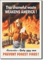Retro Smokey - Shameful Waste Tin Sign