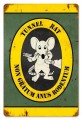Vintage-Retro Tunnel Rat Metal-Tin Sign
