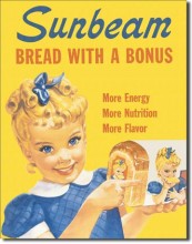 Retro Sunbeam Little Miss Sunbeam  Metal Sign